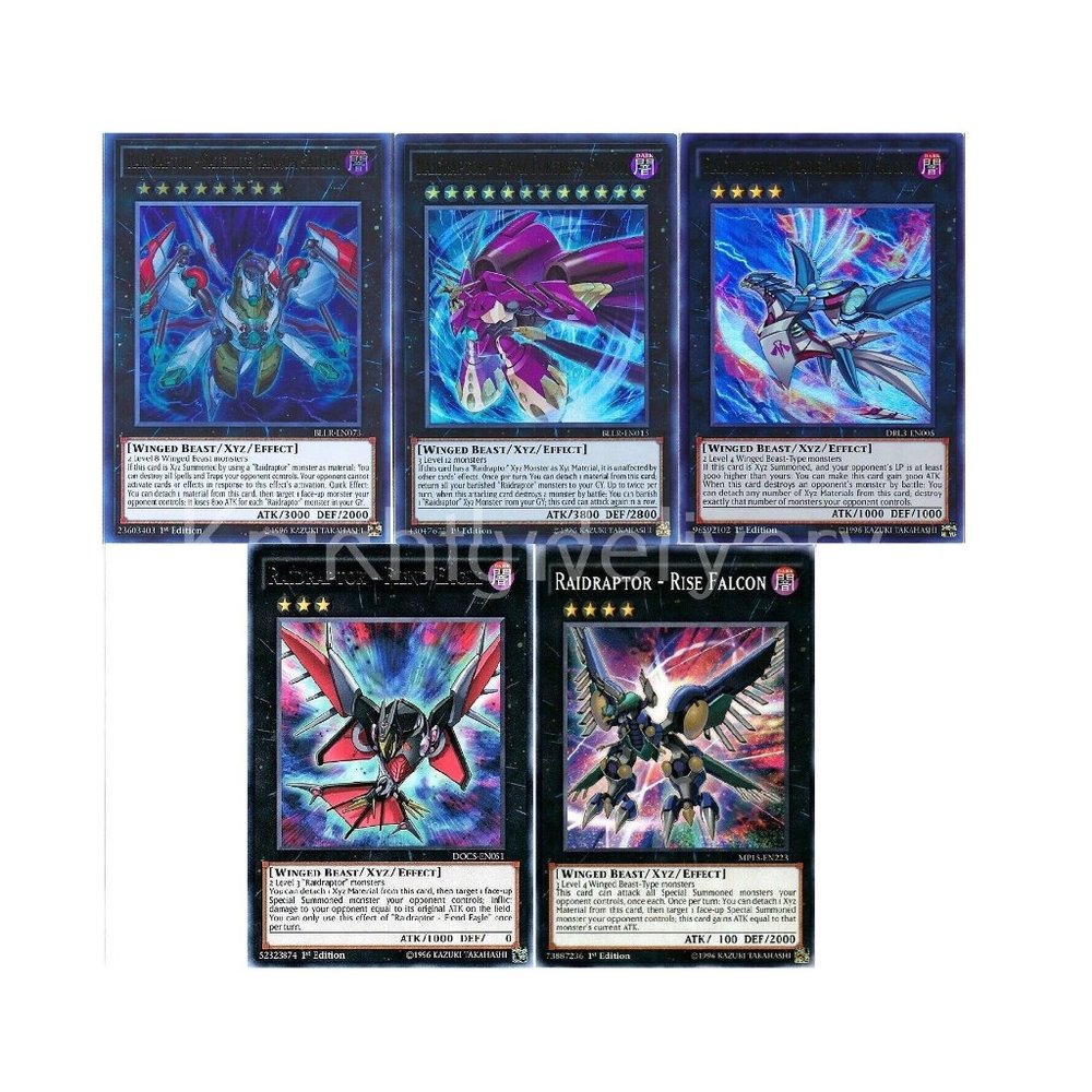 Shay Obsidian Complete Deck - Raidraptor Satellite - Final Fortress 45 Cards UNL